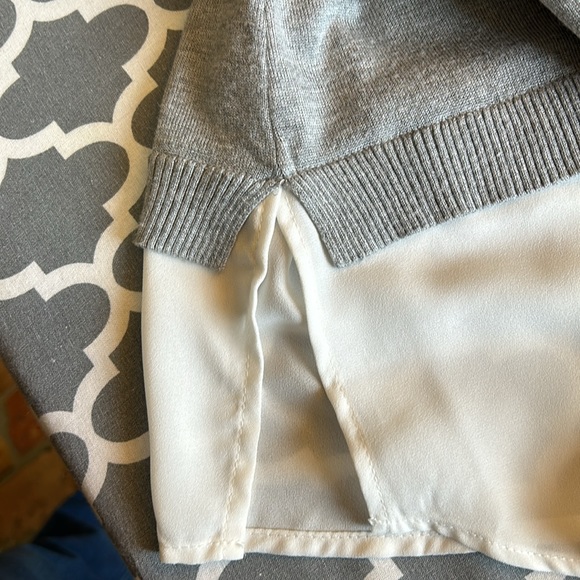 Adrianna Papell Button Front Sweater/shirt combo szM - Picture 15 of 16